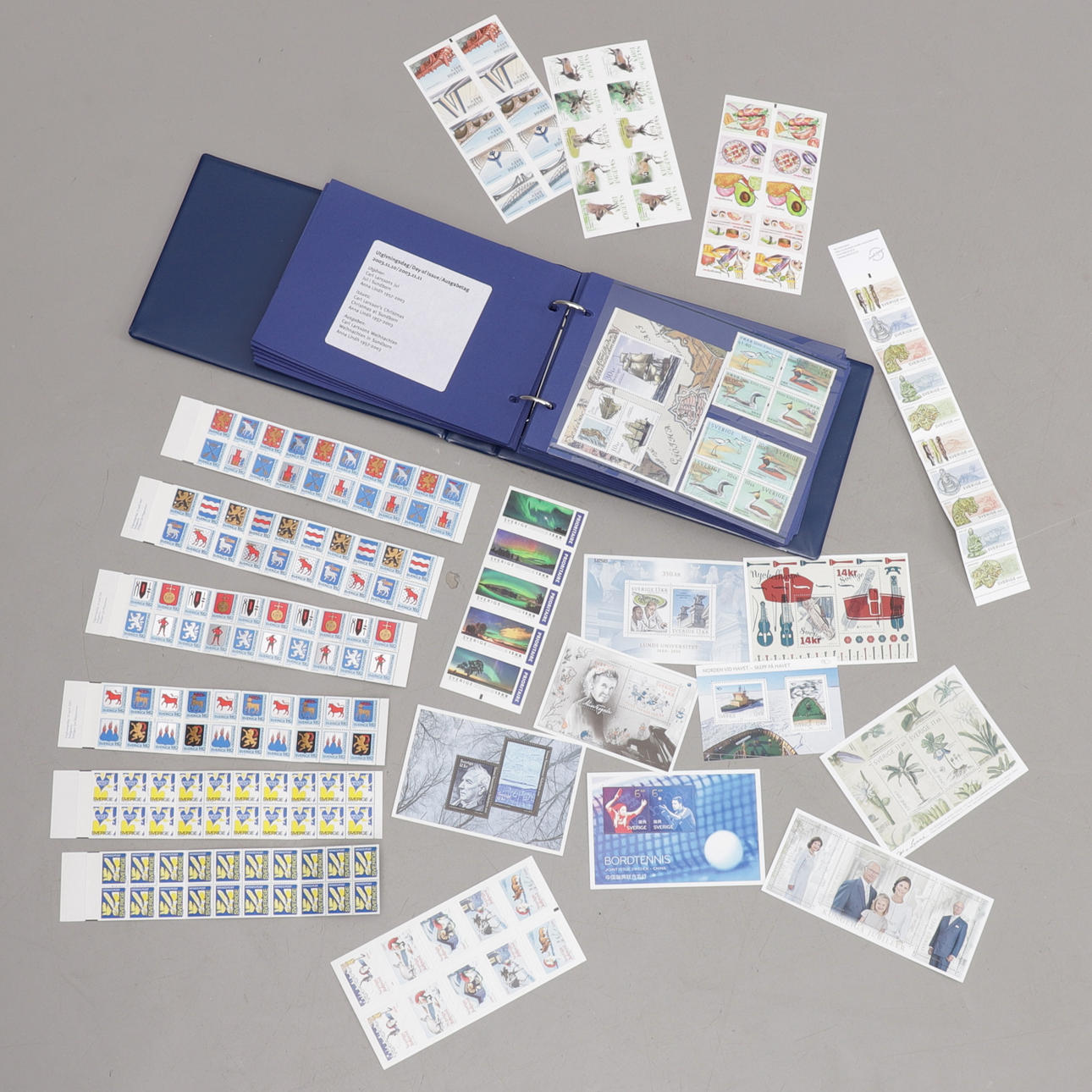 FRIMÄRKEN, postfriska, Sverige.