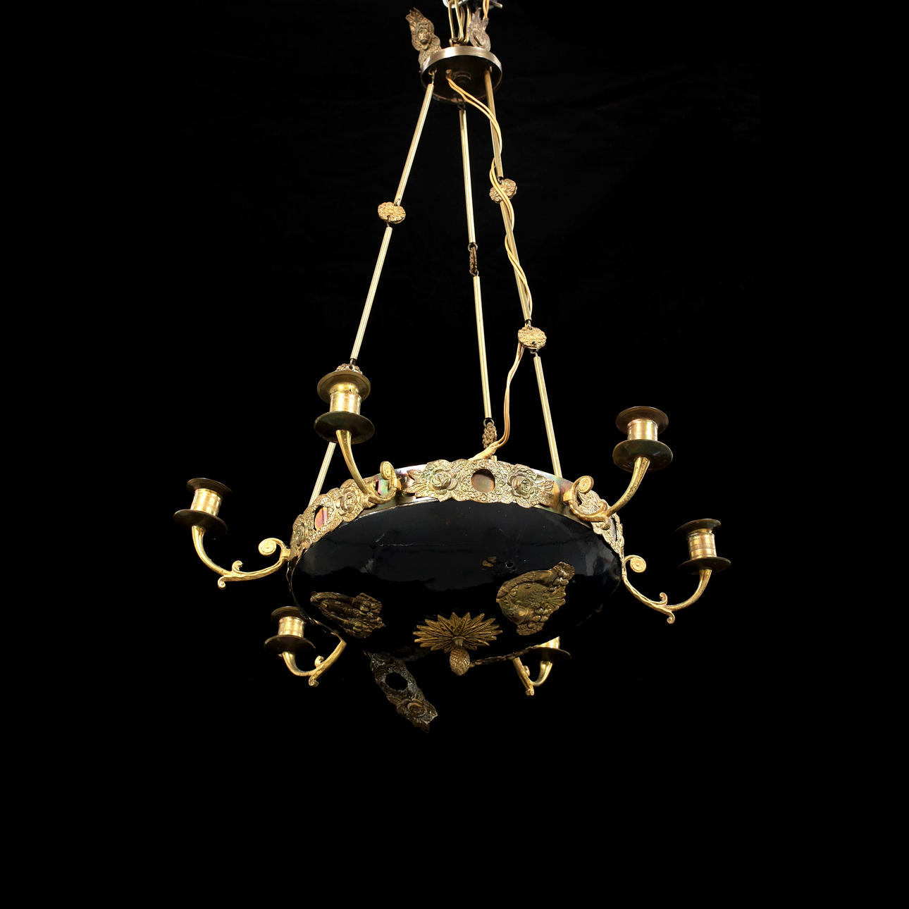 TAKAMPEL, 6 ljussarmar, 1900-tal.