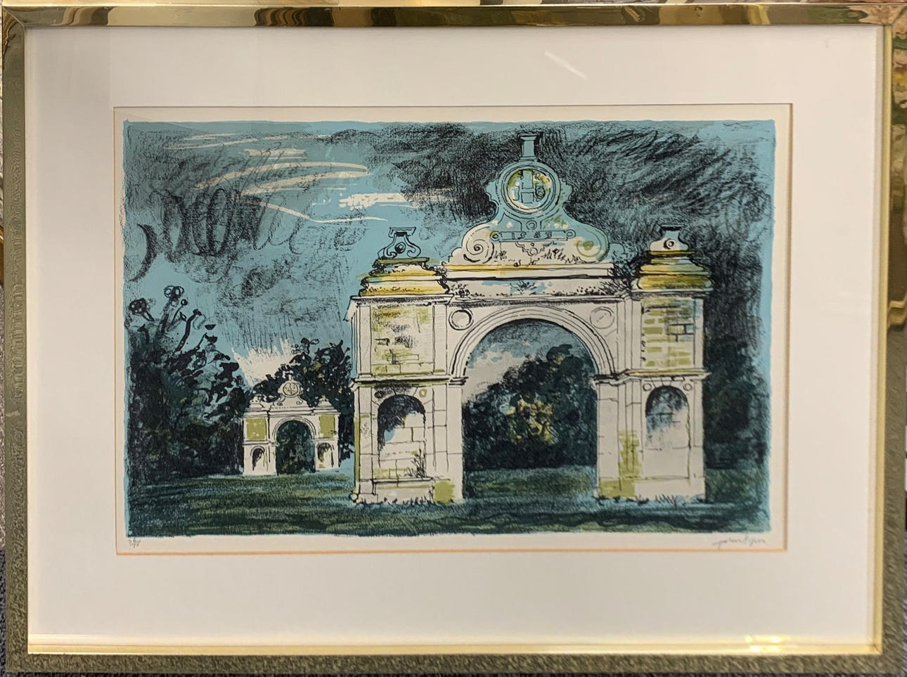 JOHN PIPER. „HOLDENBY“ LIMITED EDITION LITHOGRAFIE.