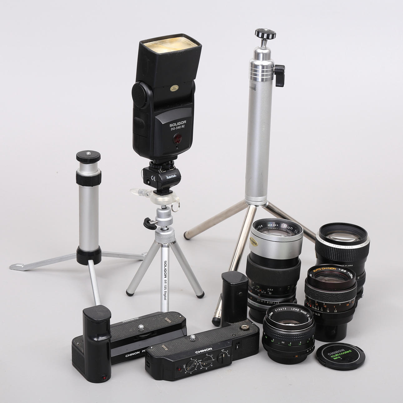CAMERA LENS, and accessories.