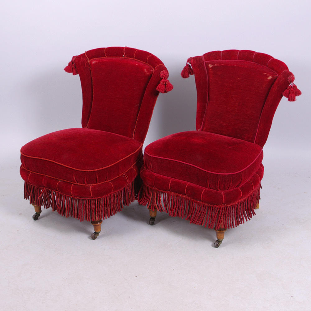 EMMASTOLAR, 1 par, rokokostil, 1880-tal.