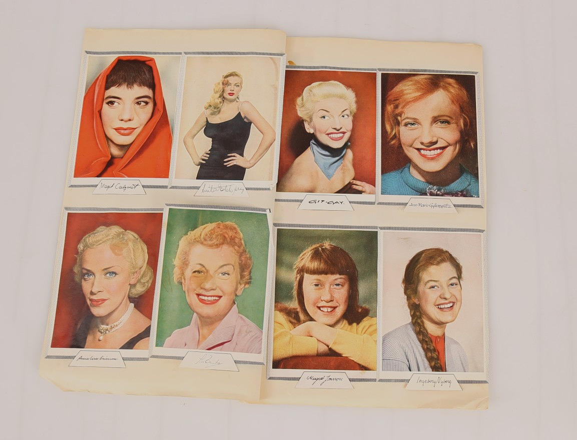 COLLECTIBLE PICTURES/IDOL PORTRAITS, various artists and actors, 3 ...