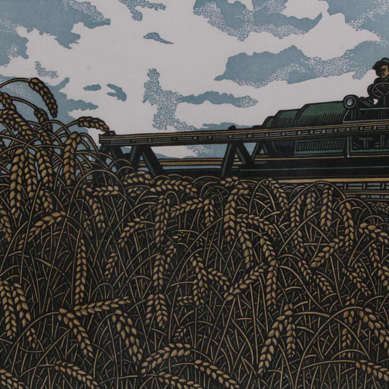 SVENOLOV EHRÉN. Färglitografi, singerad, daterad -81 samt numrerad 249/260.