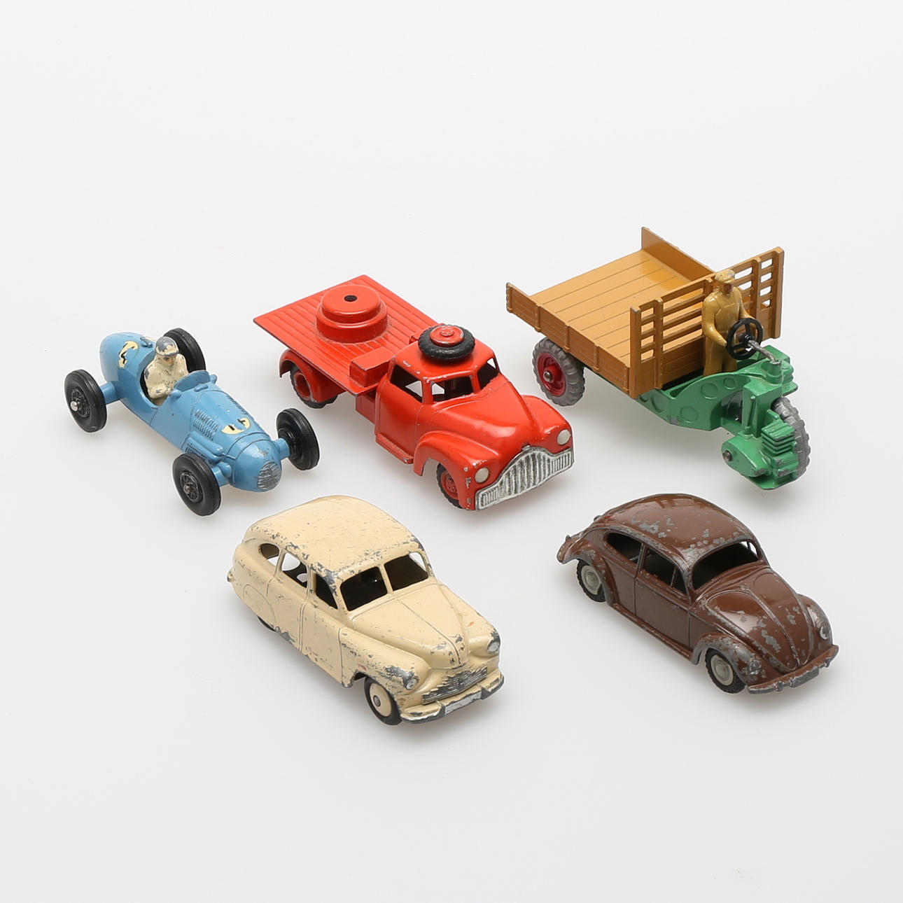 LEKSAKSBILAR, 5 st, Märklin, Dinky, Vilmer, Crescent.