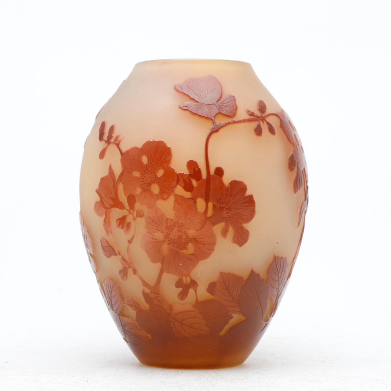 ÉMILE GALLÉ. Jarrón.