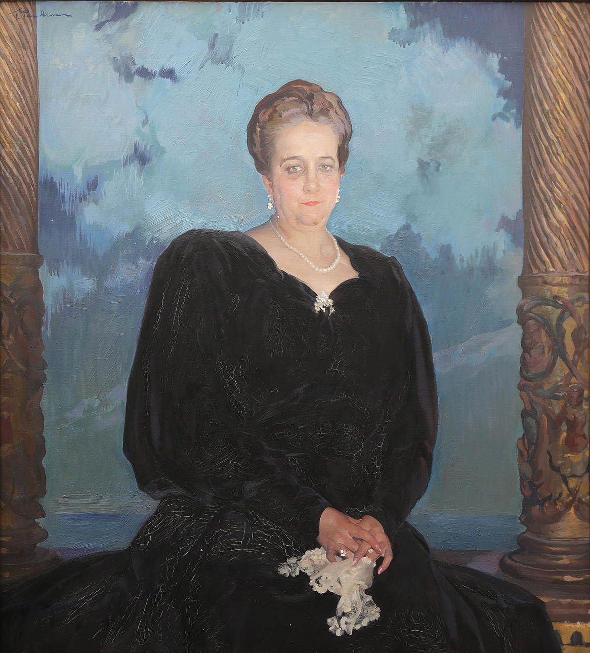 FRANCISCO PONS ARNAU. Female portrait.