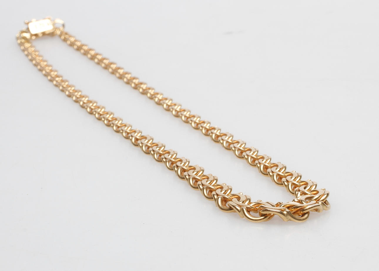 HALSBAND BISMARCK, 18k guld, vikt ca 30,8 gr.