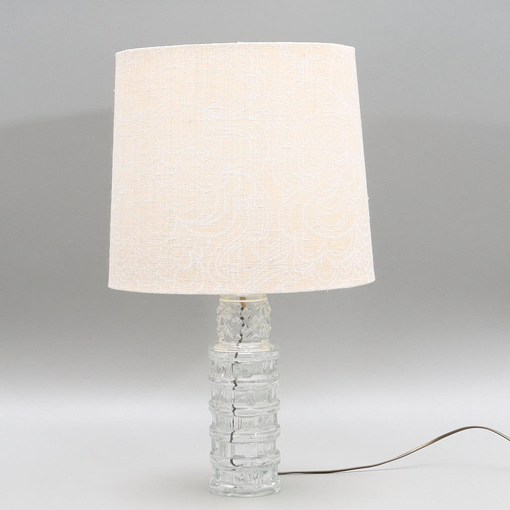 TISCHLAMPE, Glasfuß.