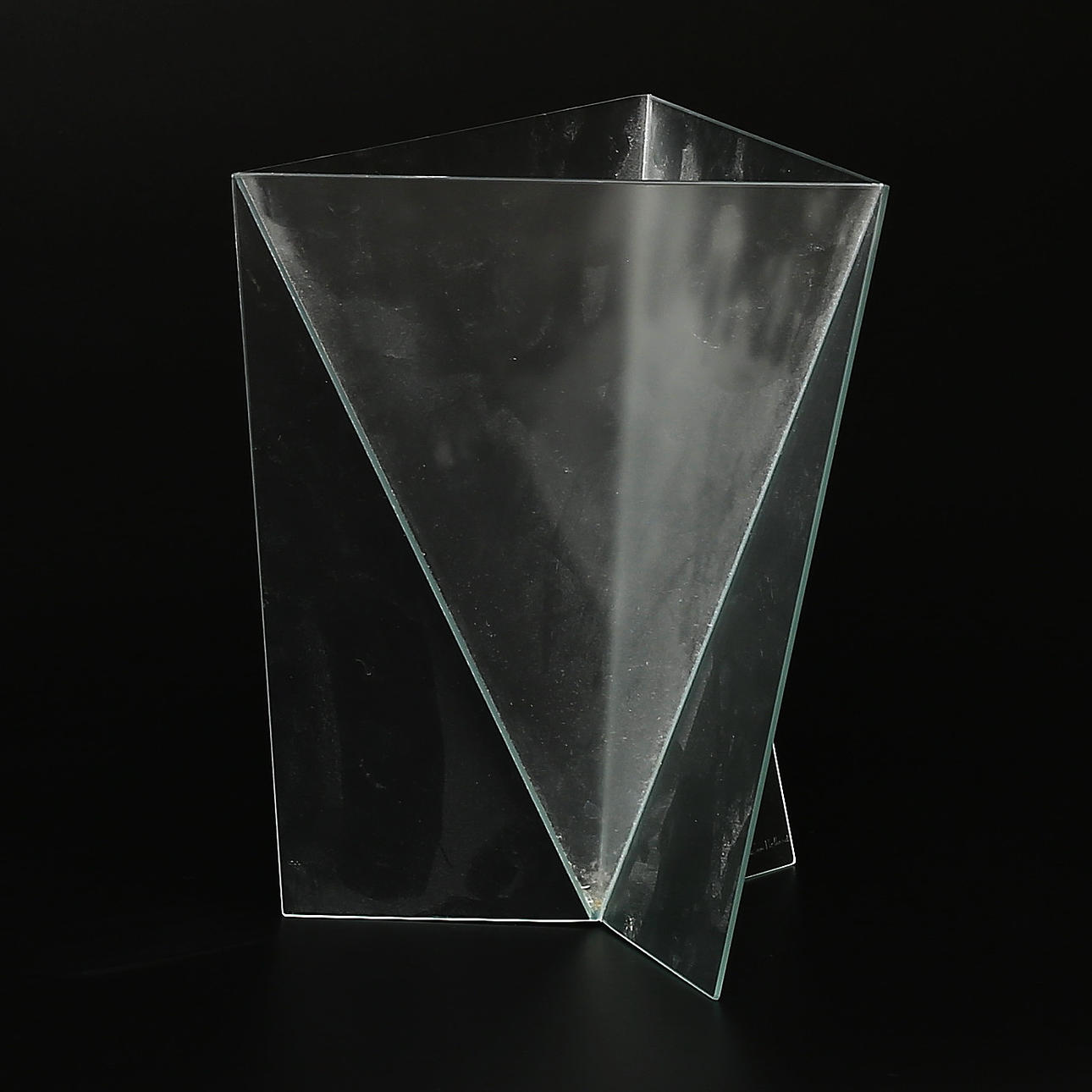 MART VAN SCHIJNDEL. Sculpture, "Delta", plexiglass, signed, Holland, dated 1981.