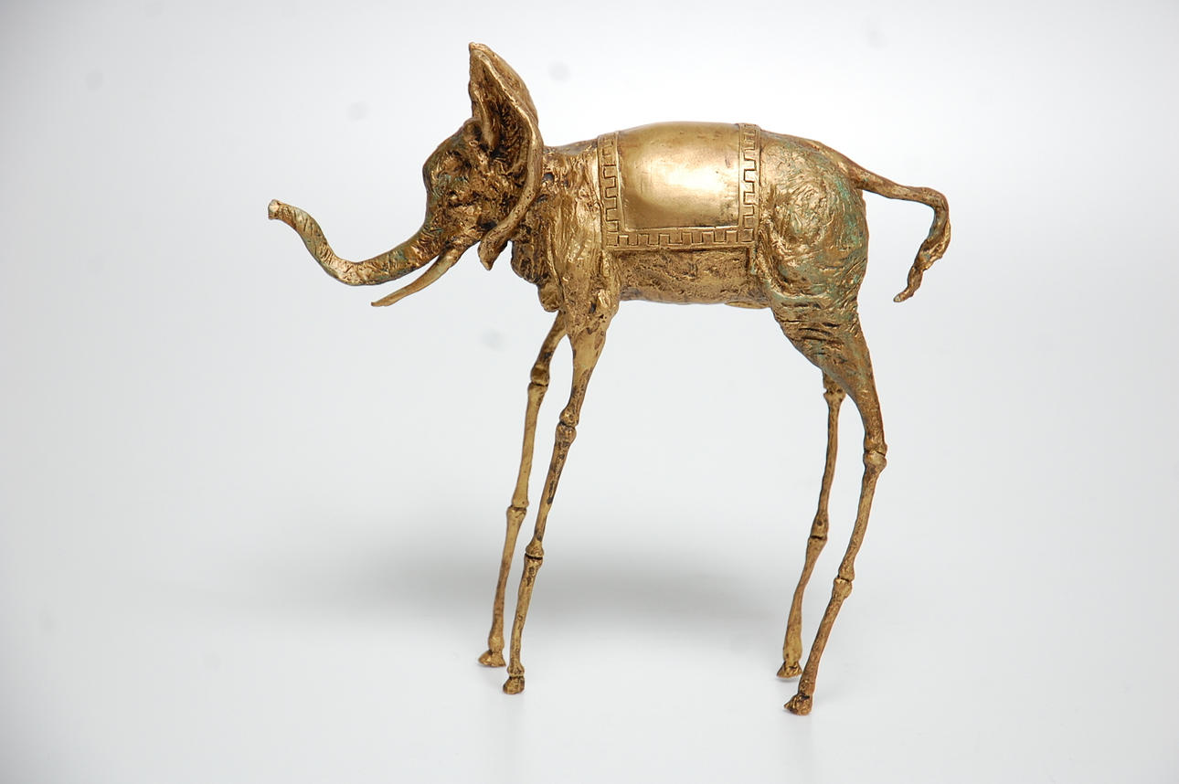 SALVADOR DALÍ. EFTER. 1904-1989, skulptur brons " The Elephants " numrerad 78/250.