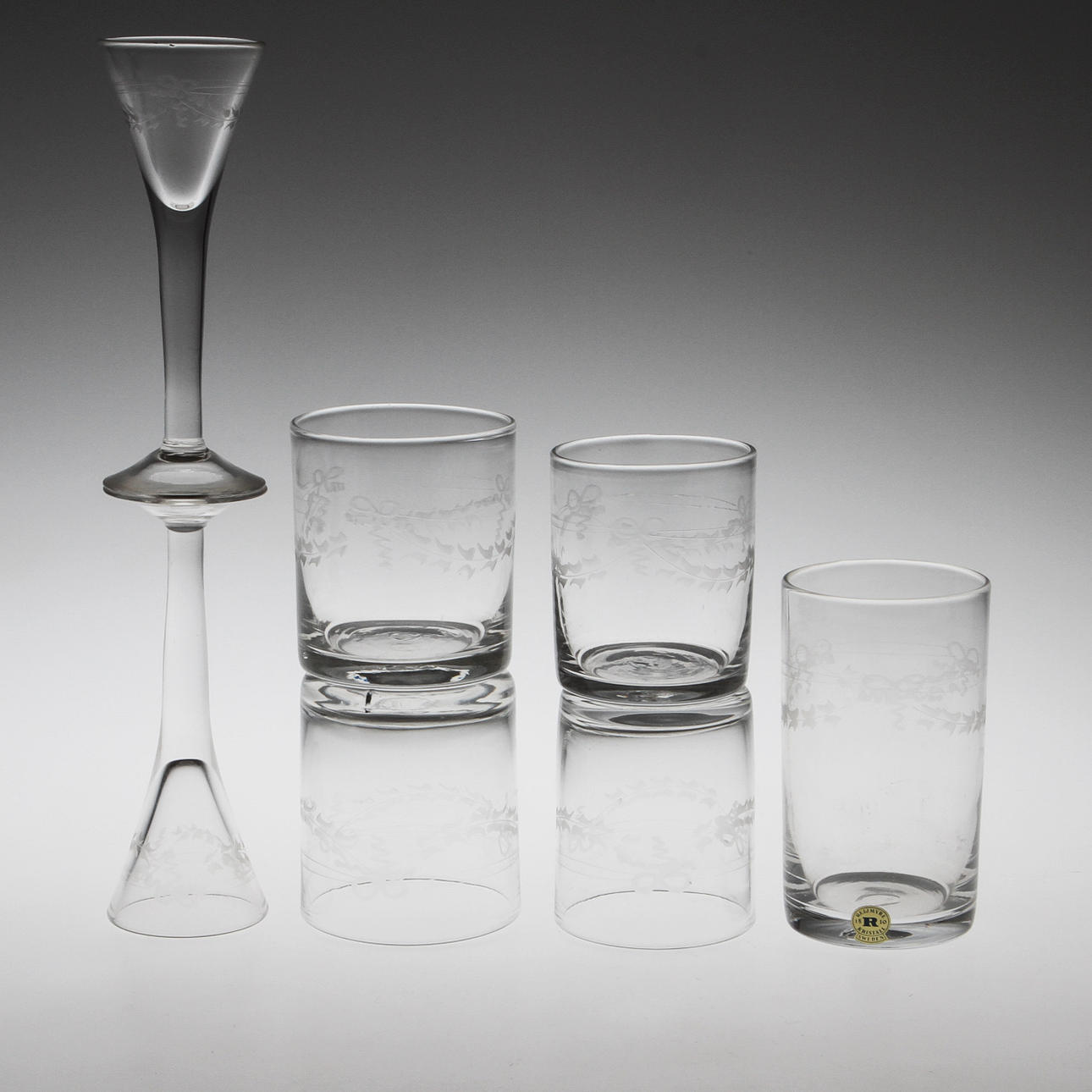 GLASSERVIS "ANTIK", 26 delar, Reijmyre.