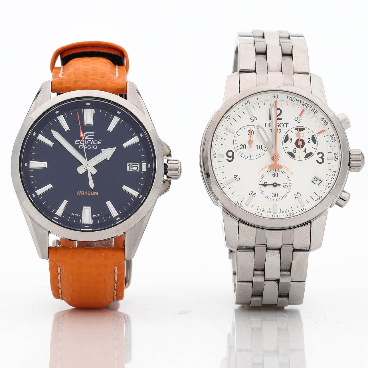 CASIO EDIFICE and TISSOT 1853 Wristwatch.
