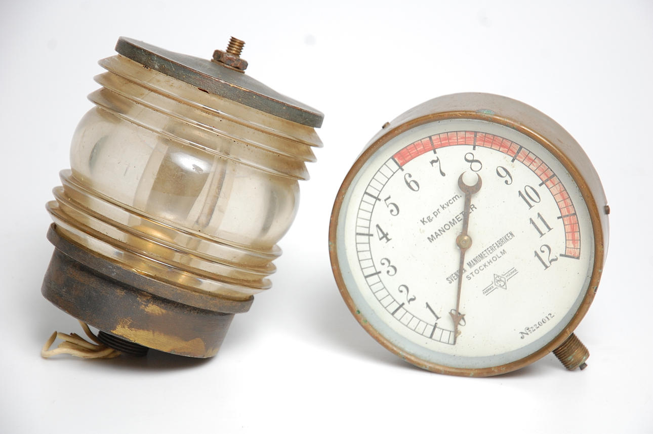 TOPPLANTERNA, MANOMETER.