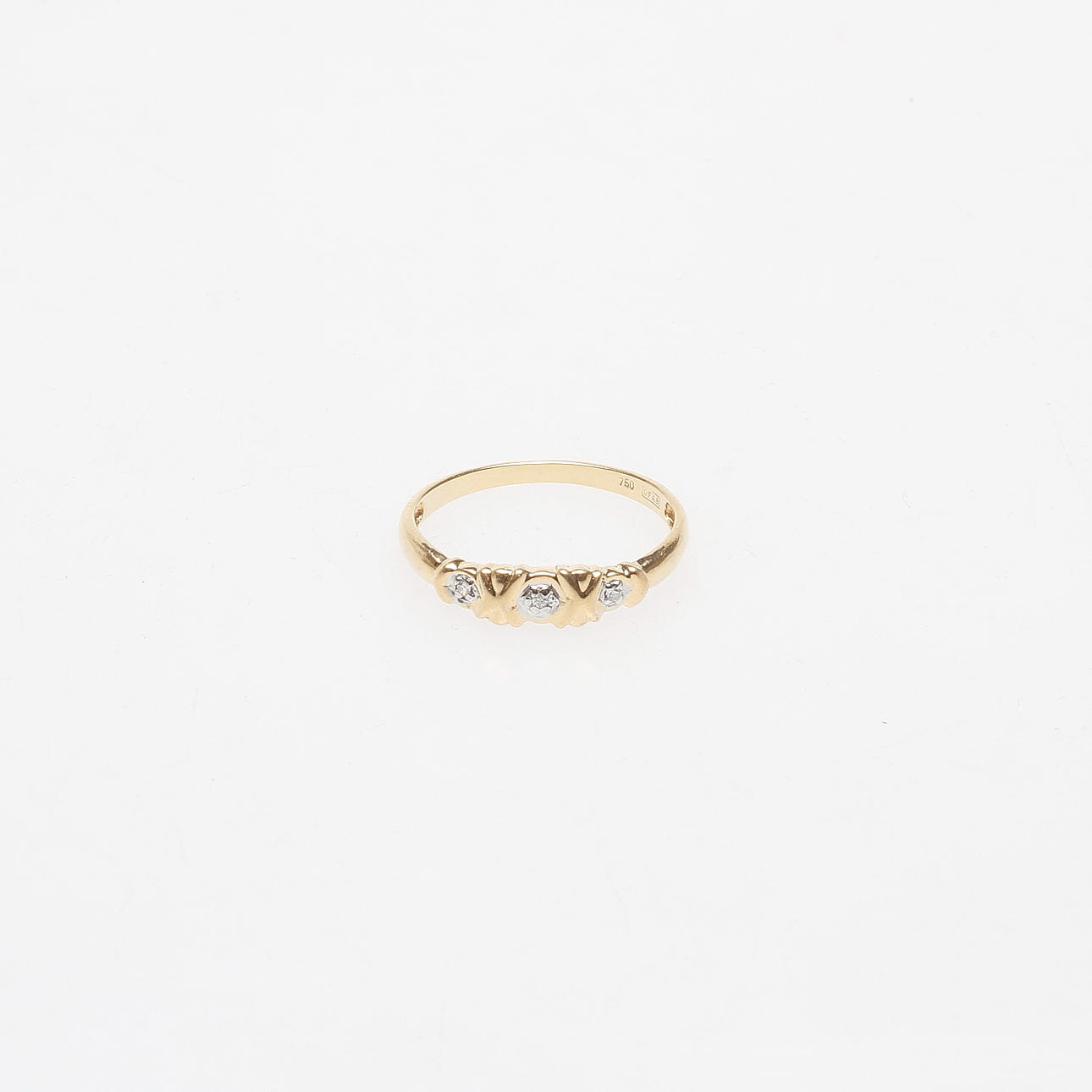 RING, 18k guld, vikt ca 1,4 gr.