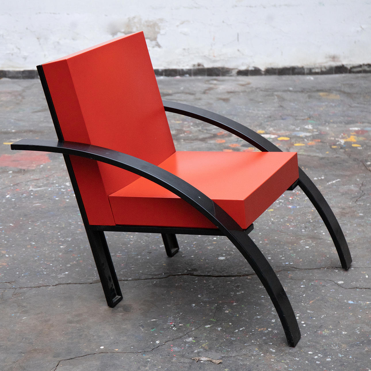 ALDO ROSSI. Sessel Modell Parigi (6-56).