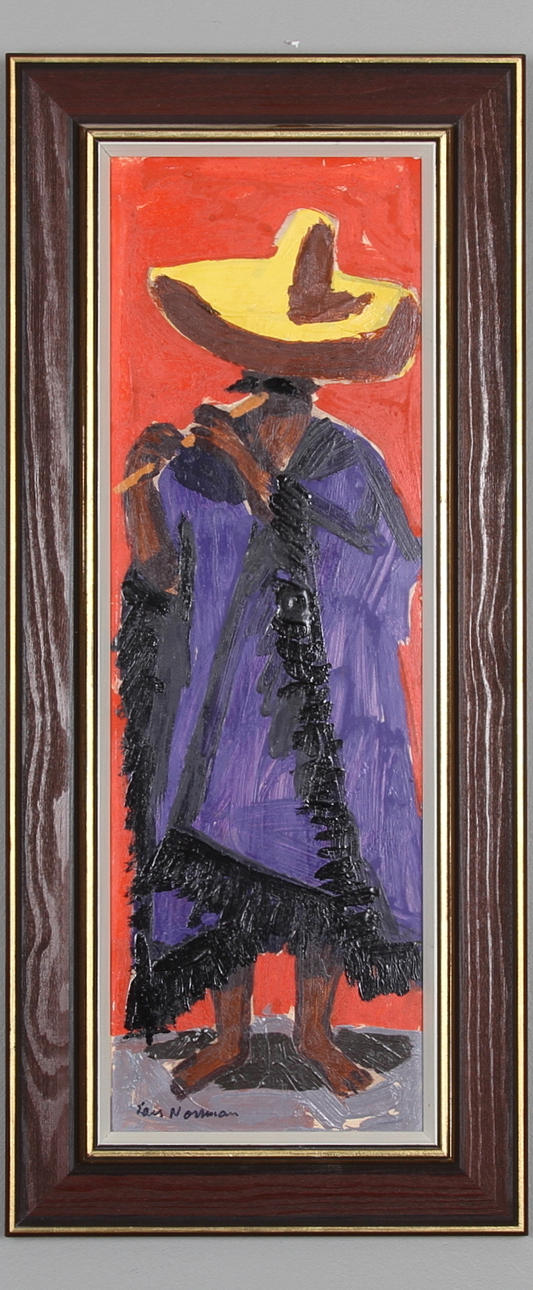 LARS NORRMAN. 3 st, olja på pannå/blandteknik, signerade.