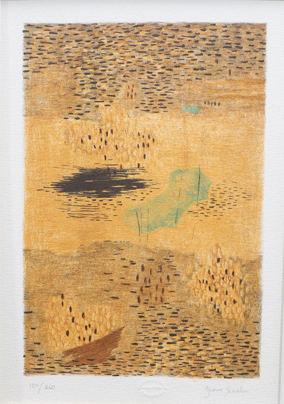 YVONNE SWAHN, litografi, "En Berättelse".