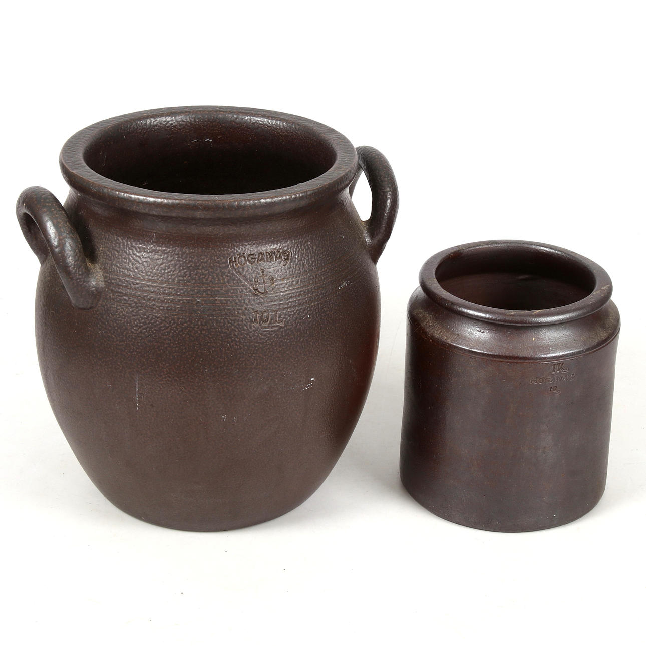 MUG, 2 pcs, Höganäs. 20th century.