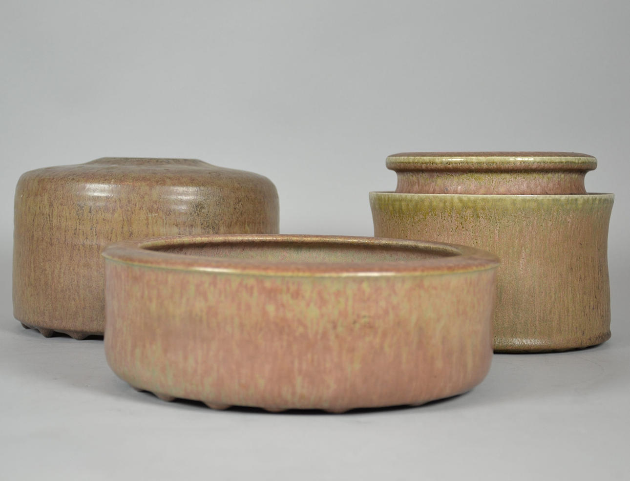 HEINER BALZAR. Två vaser och en skål.
