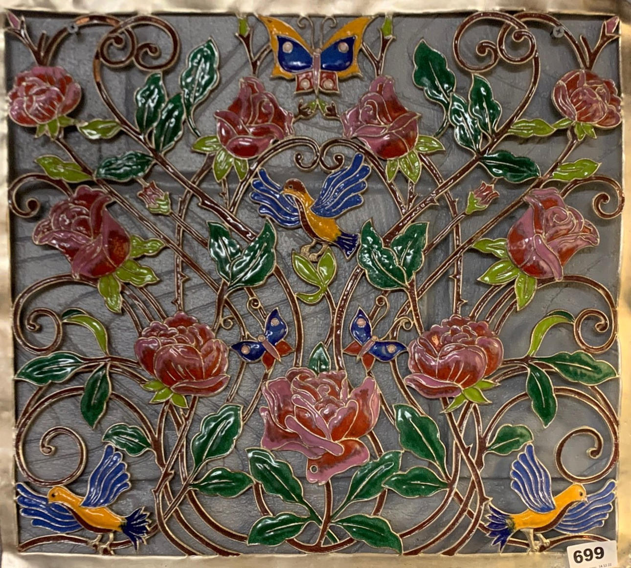 PANEL PERFORADO ESMALTADO.