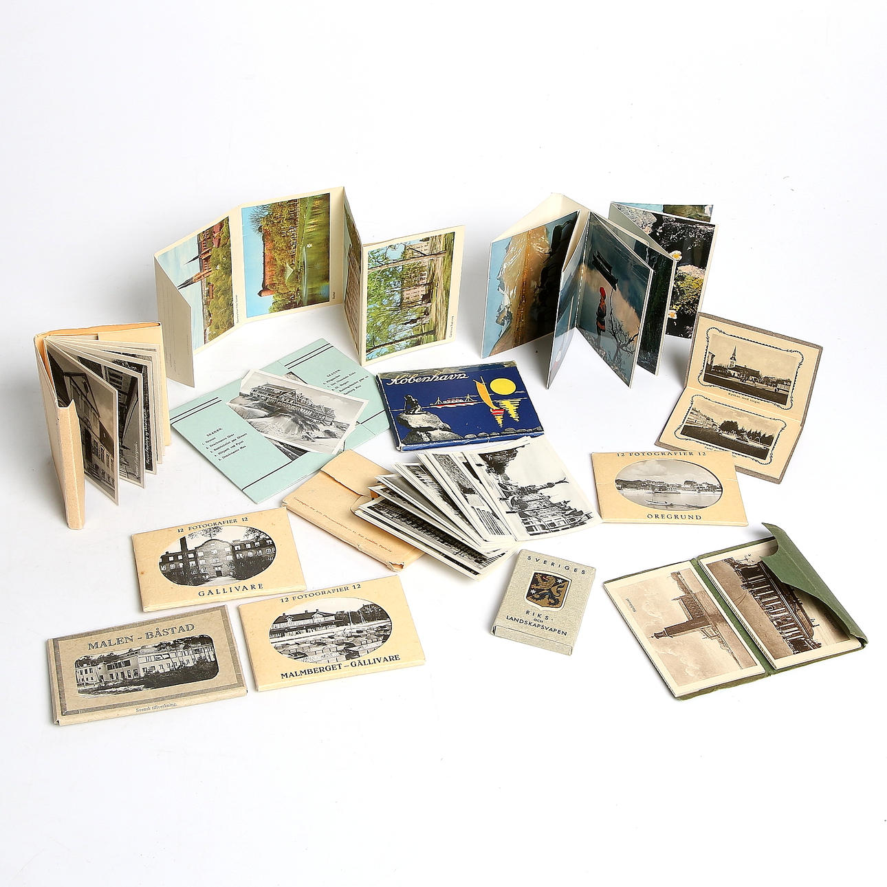 FOTOGRAFIER/SAMLARBILDER, 13 partier stadsbilder mm, 1900-talets första hälft.