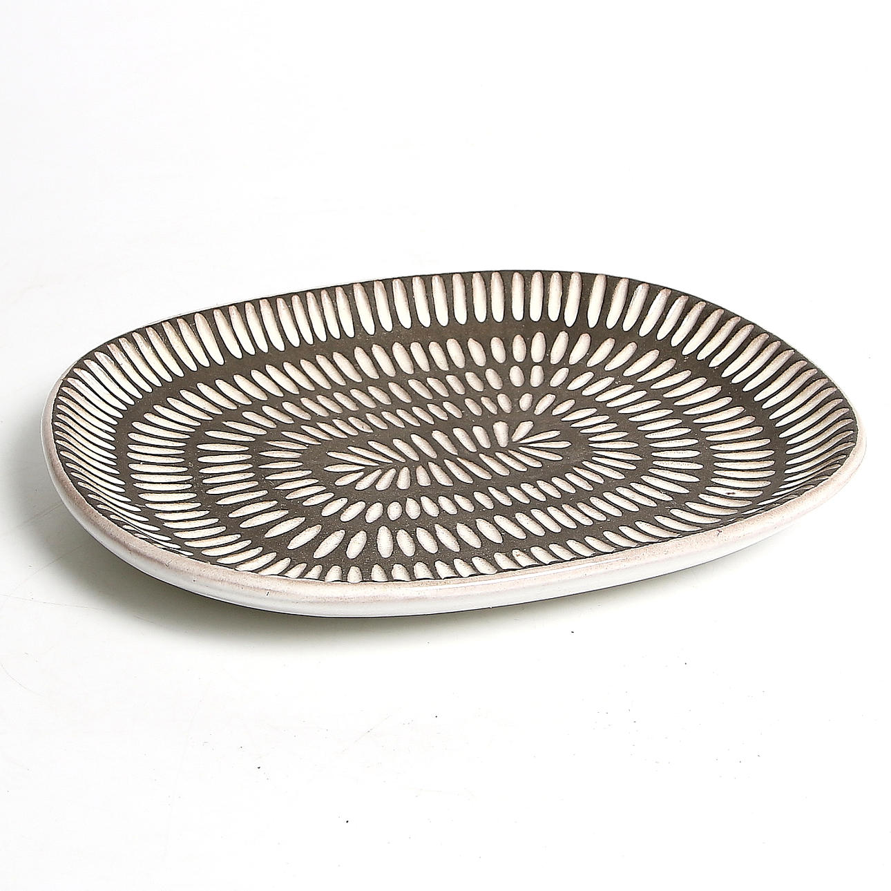 FAT, keramik, "Negro" nr 2125, Ingrid Atterberg, Upsala Ekeby.