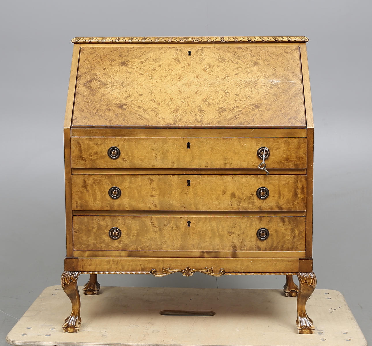 SEKRETÄR, chippendale-stil, 1940-tal.