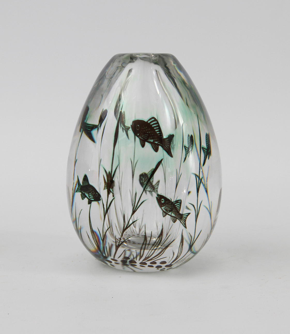 EDWARD HALD. Vas "Fiskgraal", Orrefors 1955.