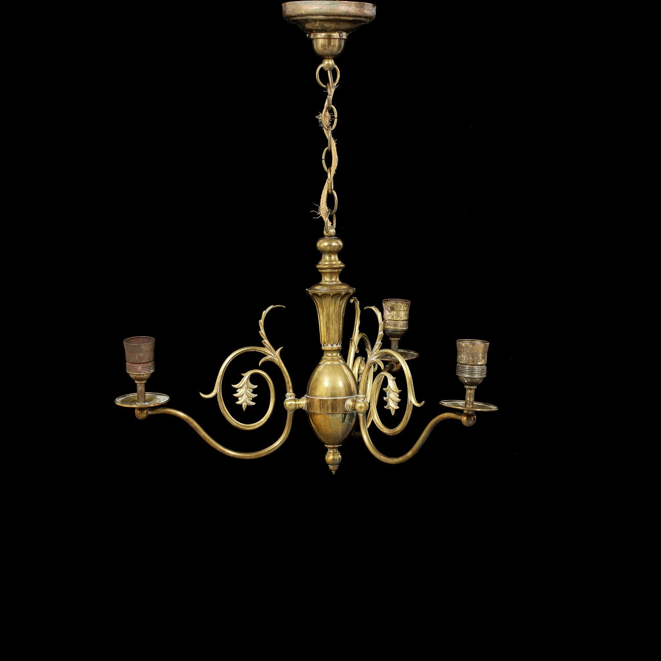 TAKKRONA, art déco 1920-30-tal, mässing.