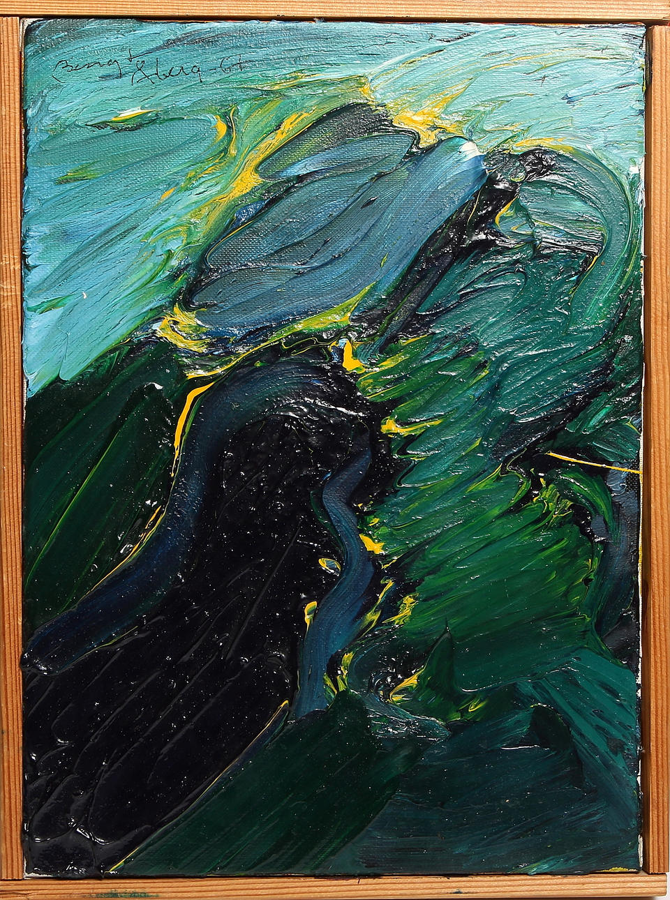 BENGT ÅBERG. Olja på duk, signerad och daterad -67.