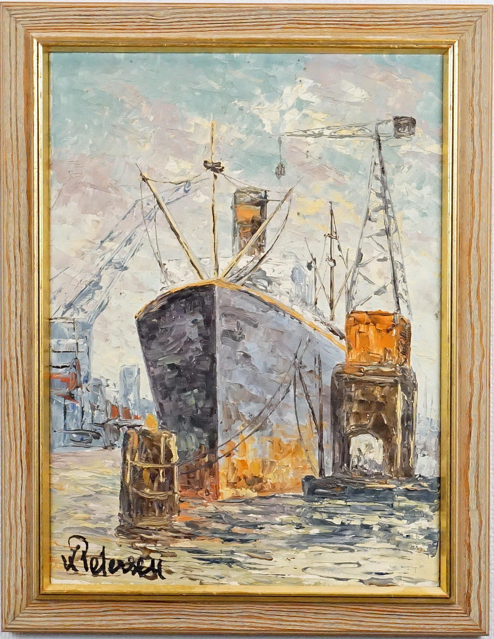 KELD PETERSEN, oil painting, signed.