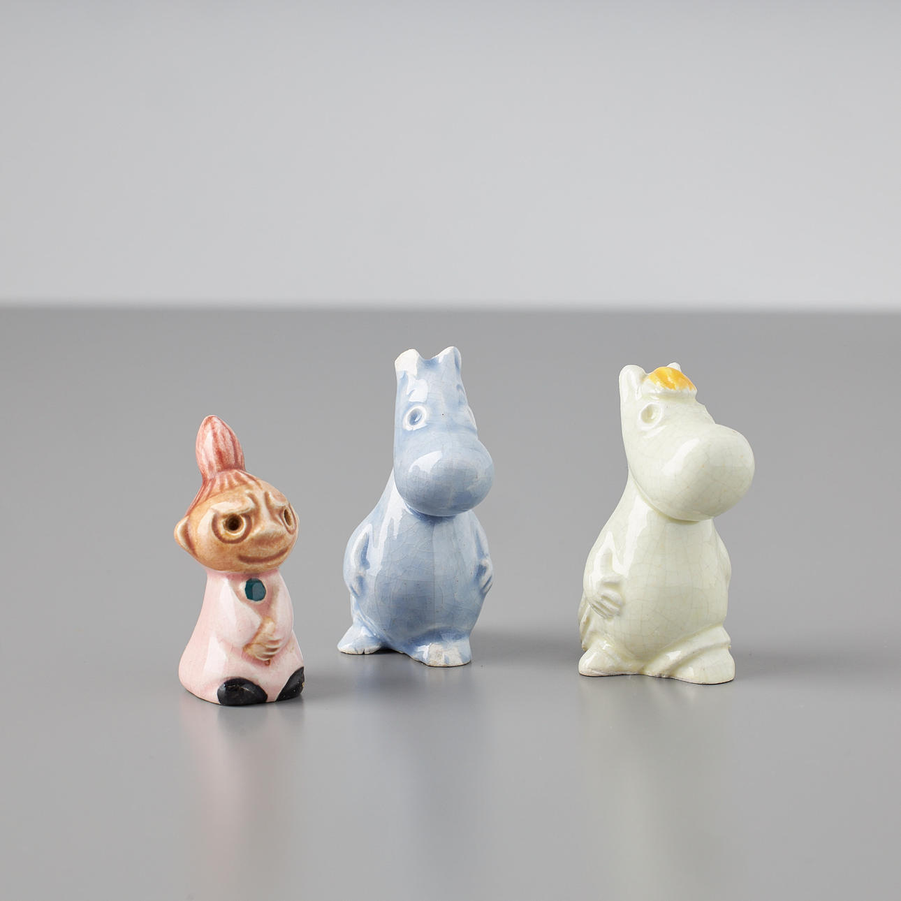 FIGUURIT, Muumit, keramiikkaa, 1950-luku.