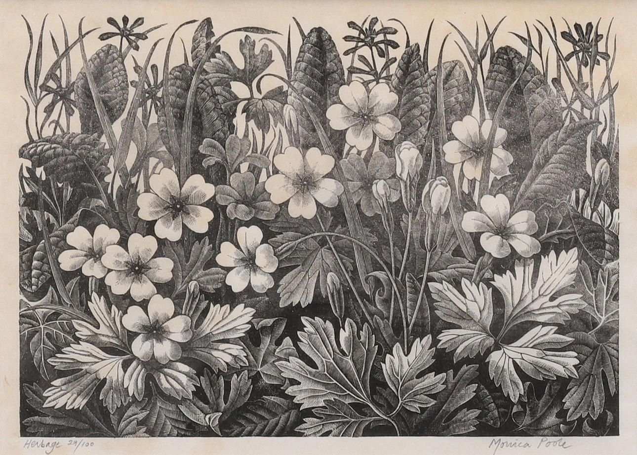 MONICA POOLE (BRITISH, 1921-2003). HERBAGE.