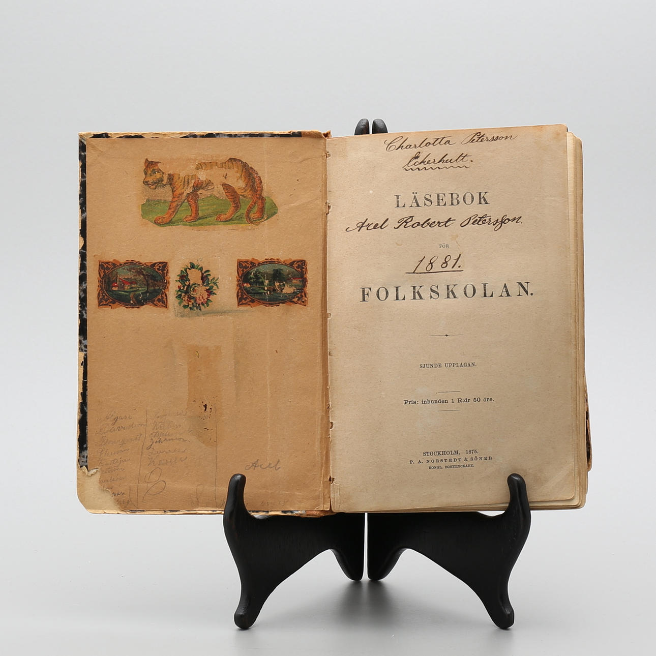 BOK, proveniens Axel Petersson Döderhultarn.