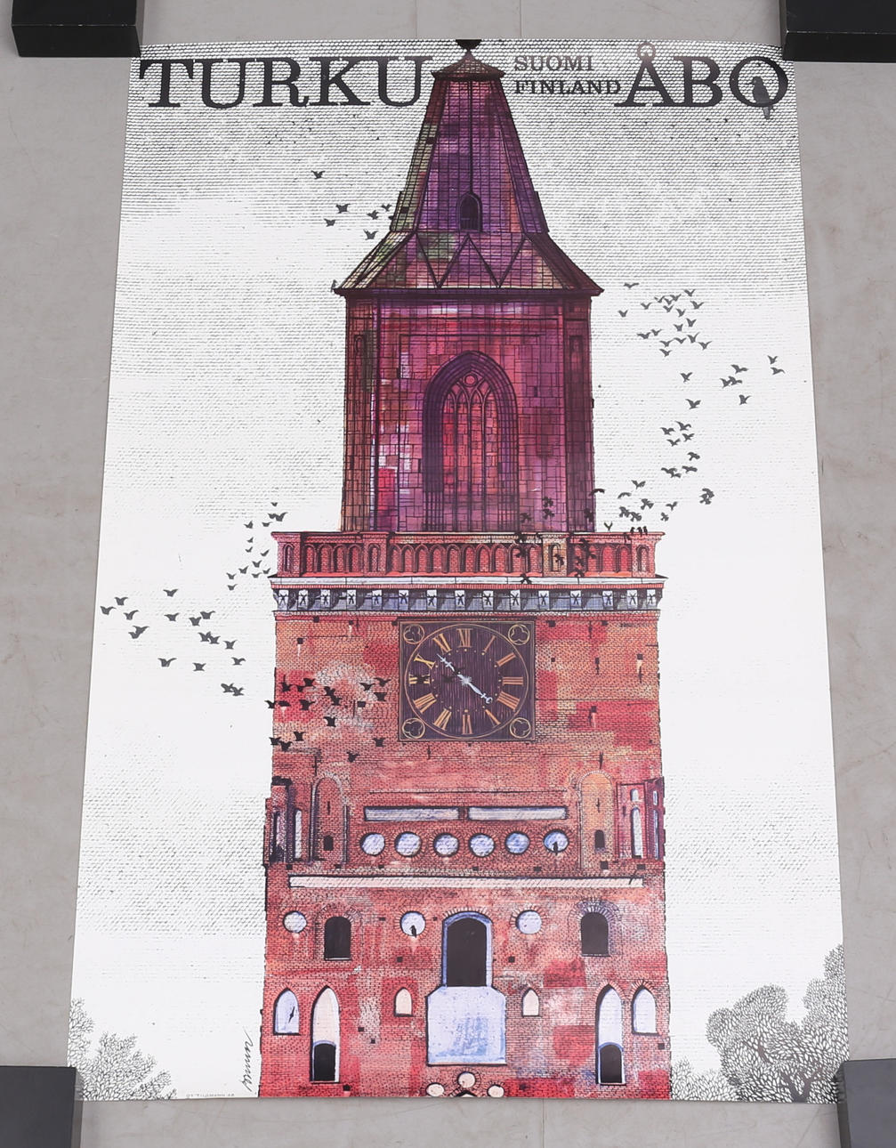ERIK BRUUN. Poster, 