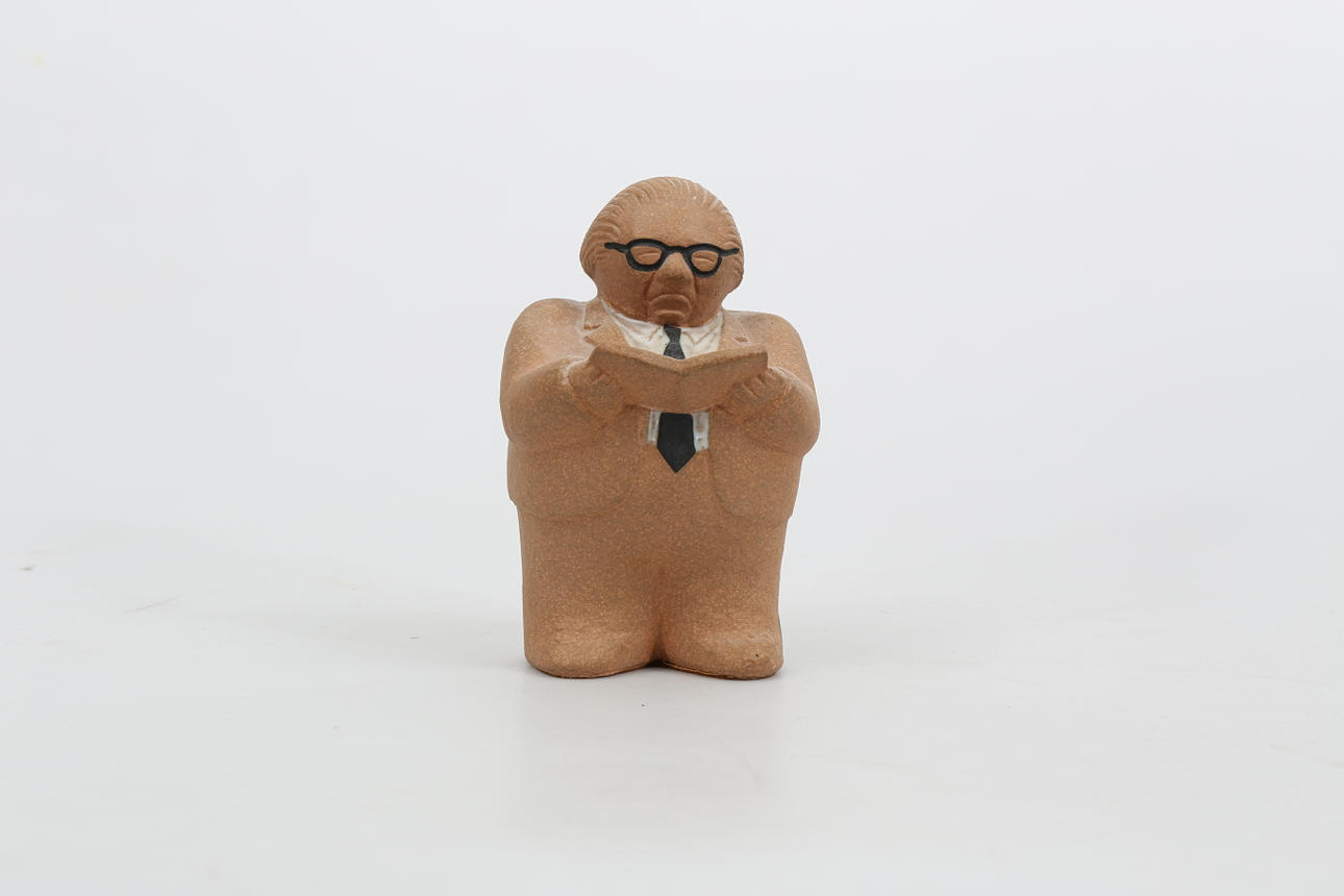 LISA LARSON. Sparbössa, stengods, "Gunnar Sträng", Gustavsberg.