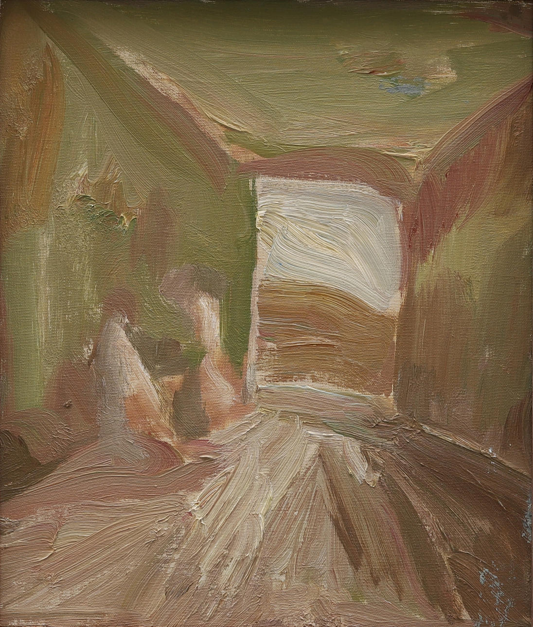 EVERT LUNDQUIST. Interior, signed on verso.