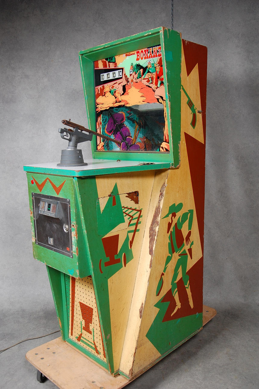 ARKADMASKIN," Willams Bonanza " skjutbana, proveniens gamla bensinmacken Mölle, 1960-tal.