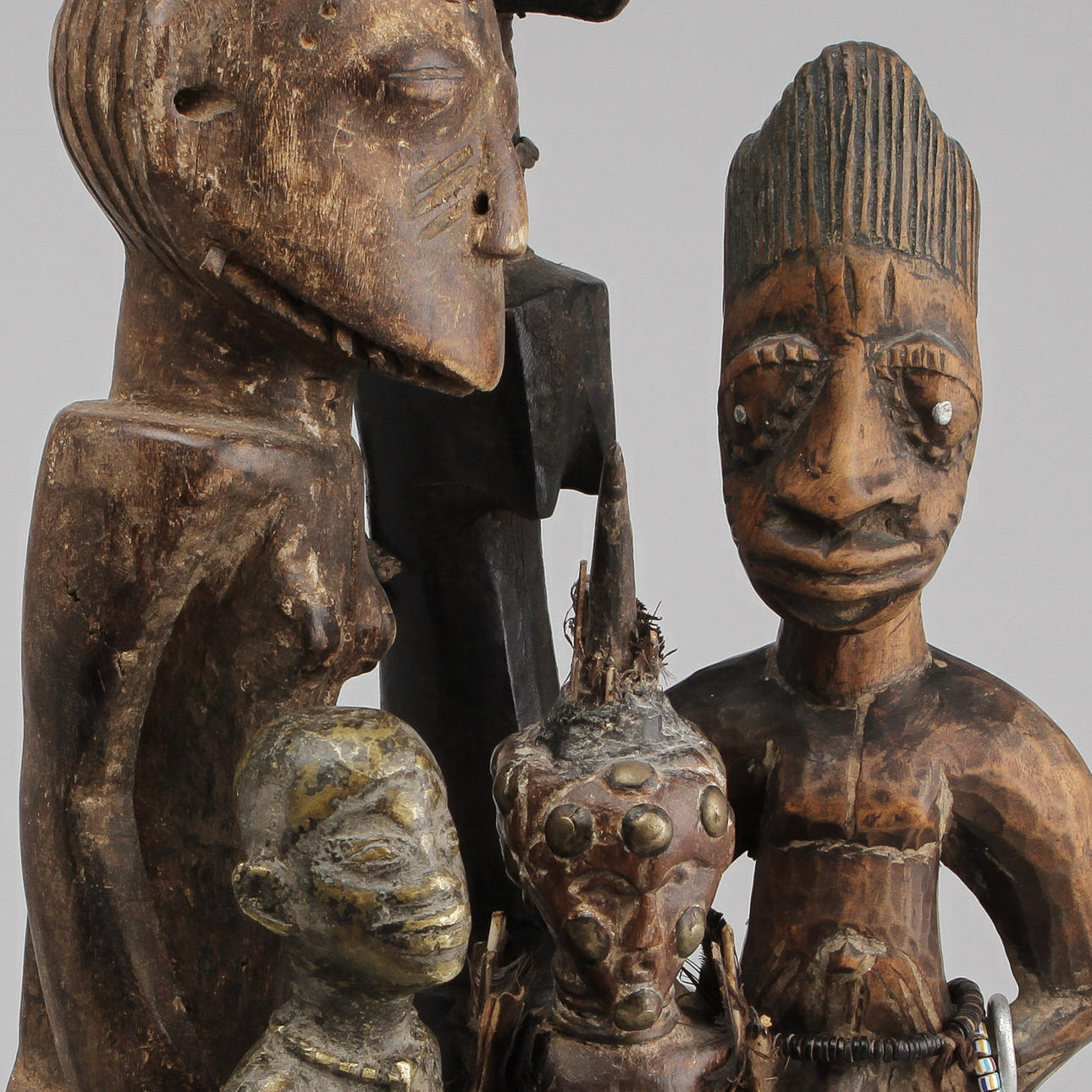 SKULPTURER, 5 st, Burkina Faso, Kongo.