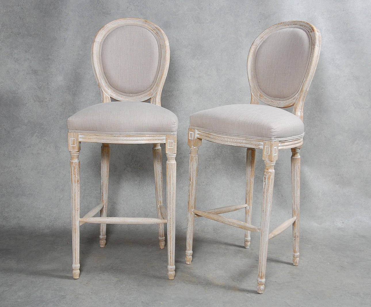 BARSTOLAR, 1 par, gustaviansk stil, 19/2000-tal.