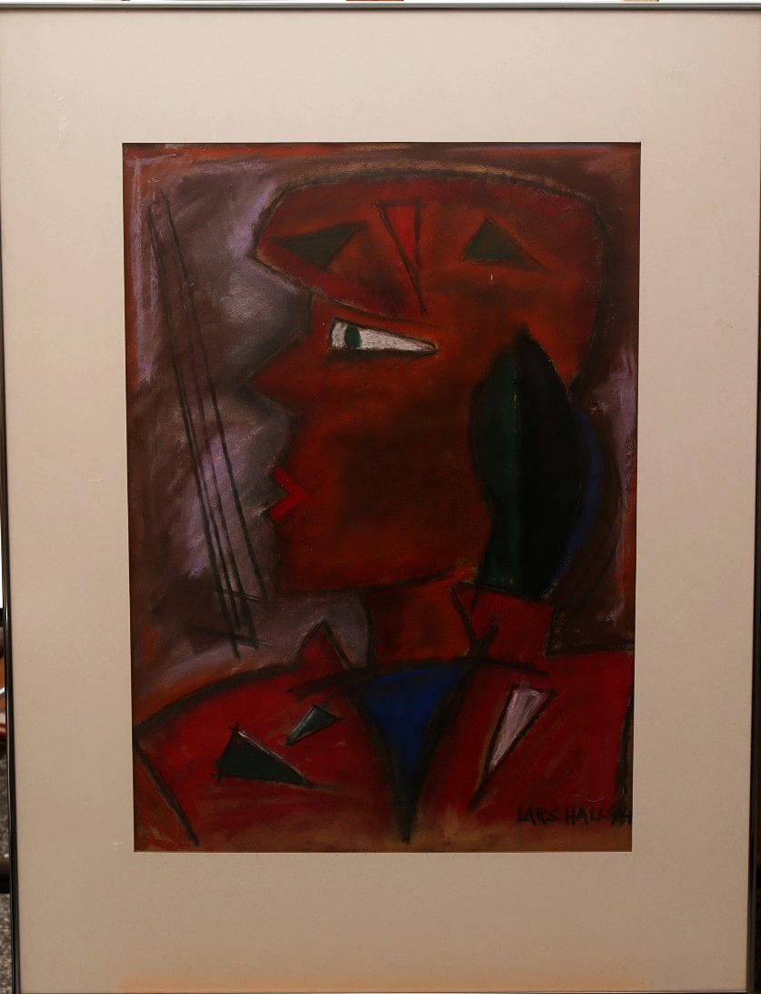 LARS HALL. signed, dated 94. Art - Engravings & Prints - Auctionet