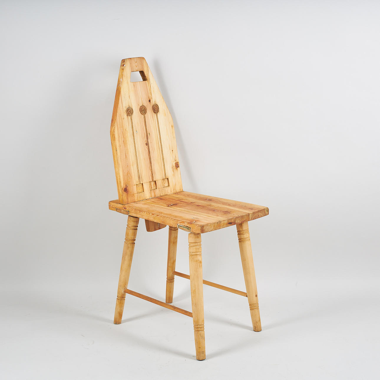 LARS SONCK, Stuhl, Jugendstil, Holz.