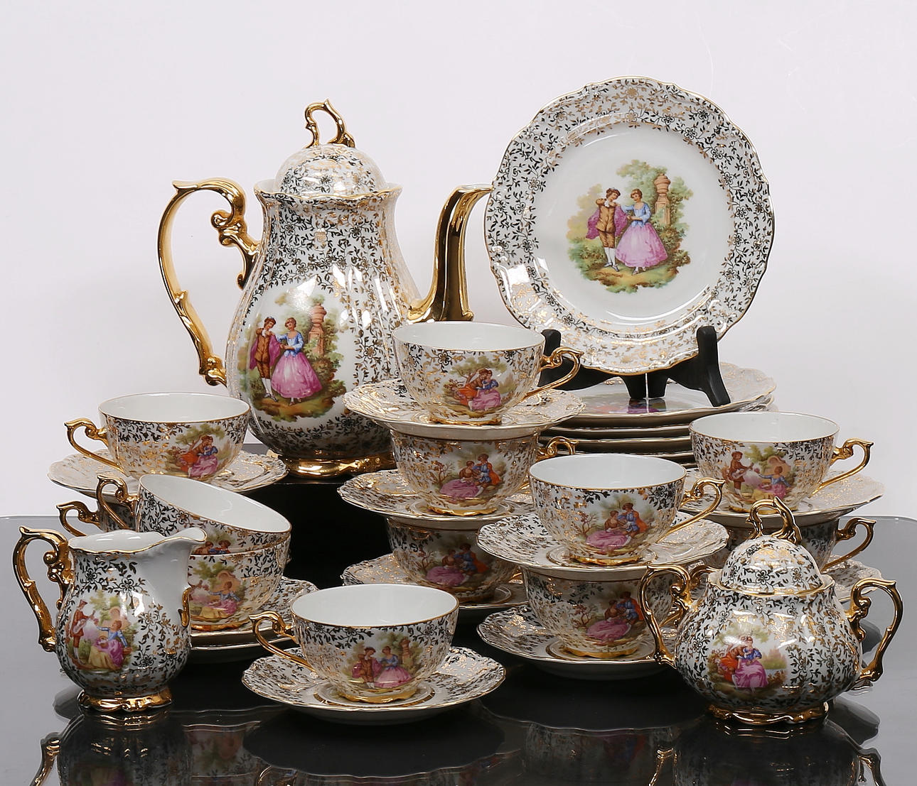 KAFFEESET, 39-teilig, Bavaria Schlottenhof.