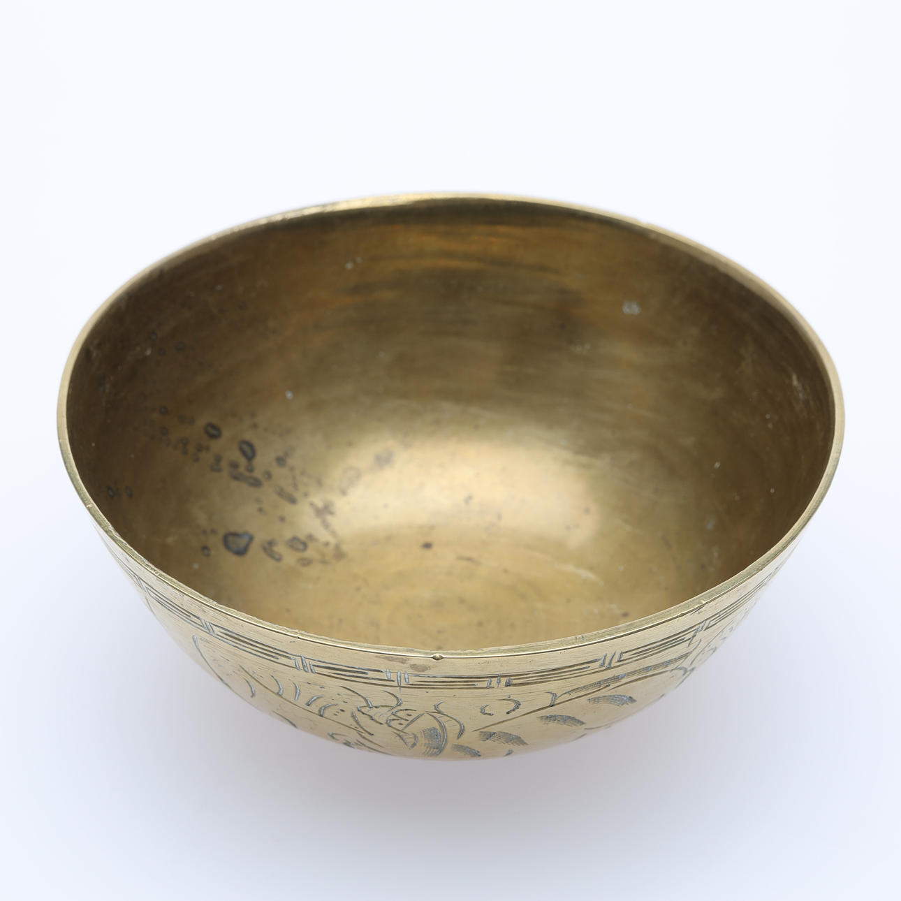 CUENCO, latón, China.