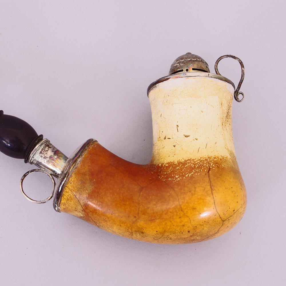LÅNGPIPA, sjöskum/silver, Stockholm 1817.