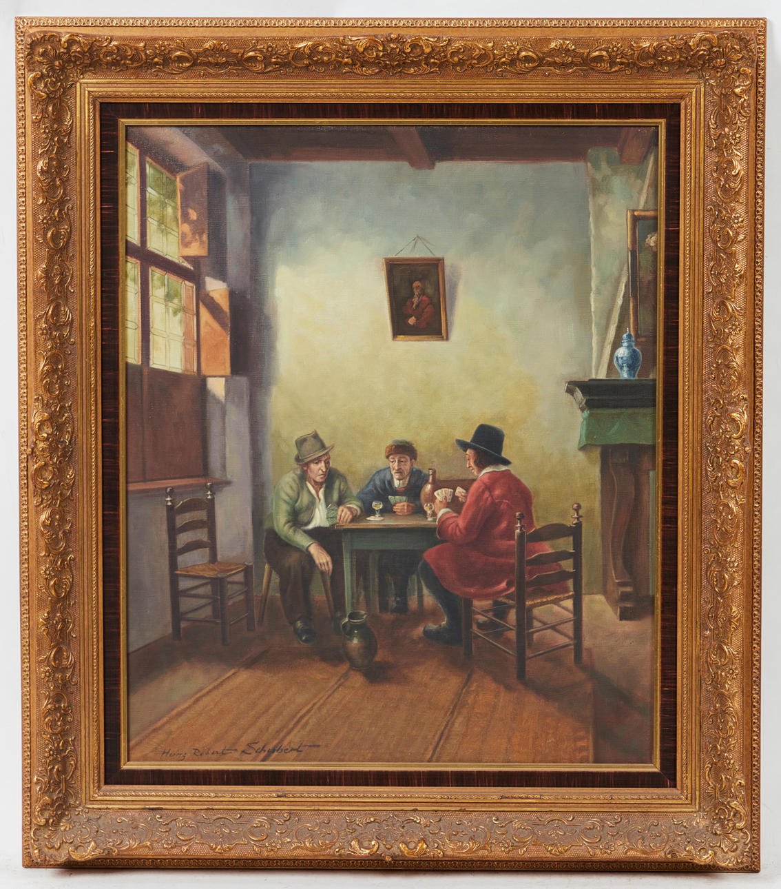 HEINZ ROBERT SCHUBERT. Painting, untitled.