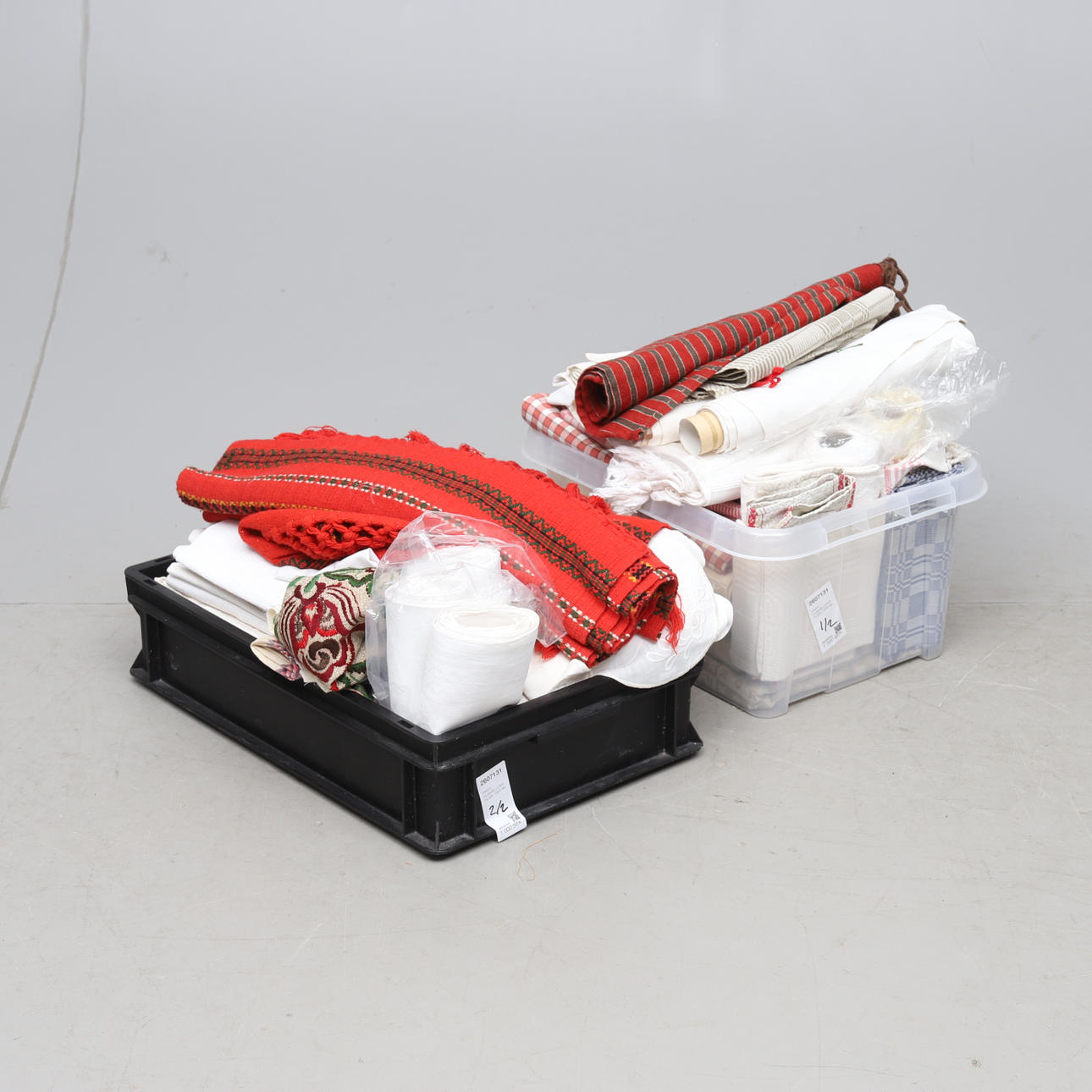 Ein Menge HAUSHALTSTEXTILIEN, 1900.