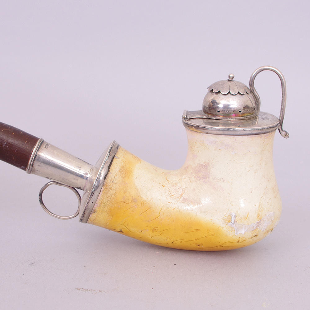 LÅNGPIPA, sjöskum/silver, Adam Westberg, Filipstad, 1823.