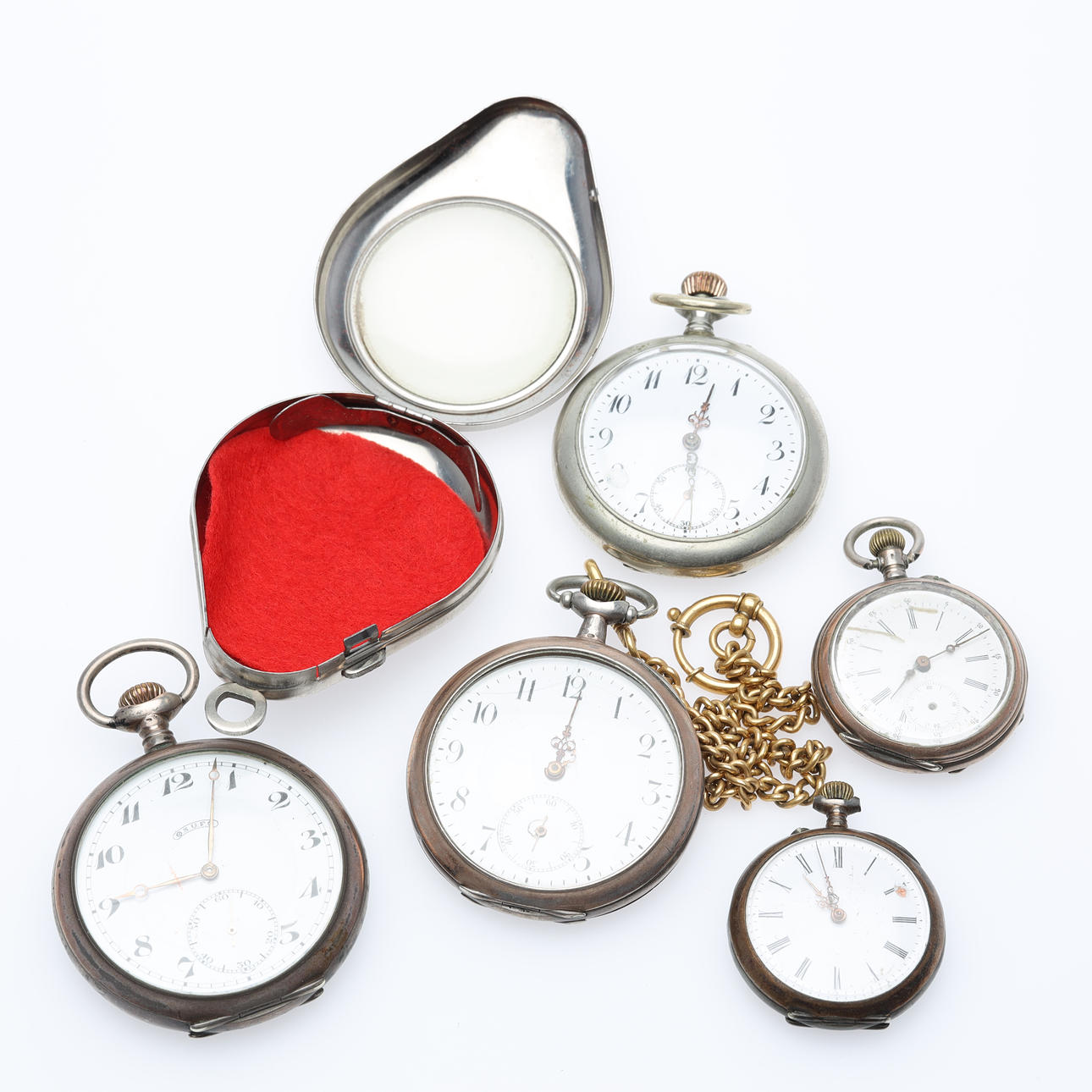 POCKET WATCH 5 pieces.