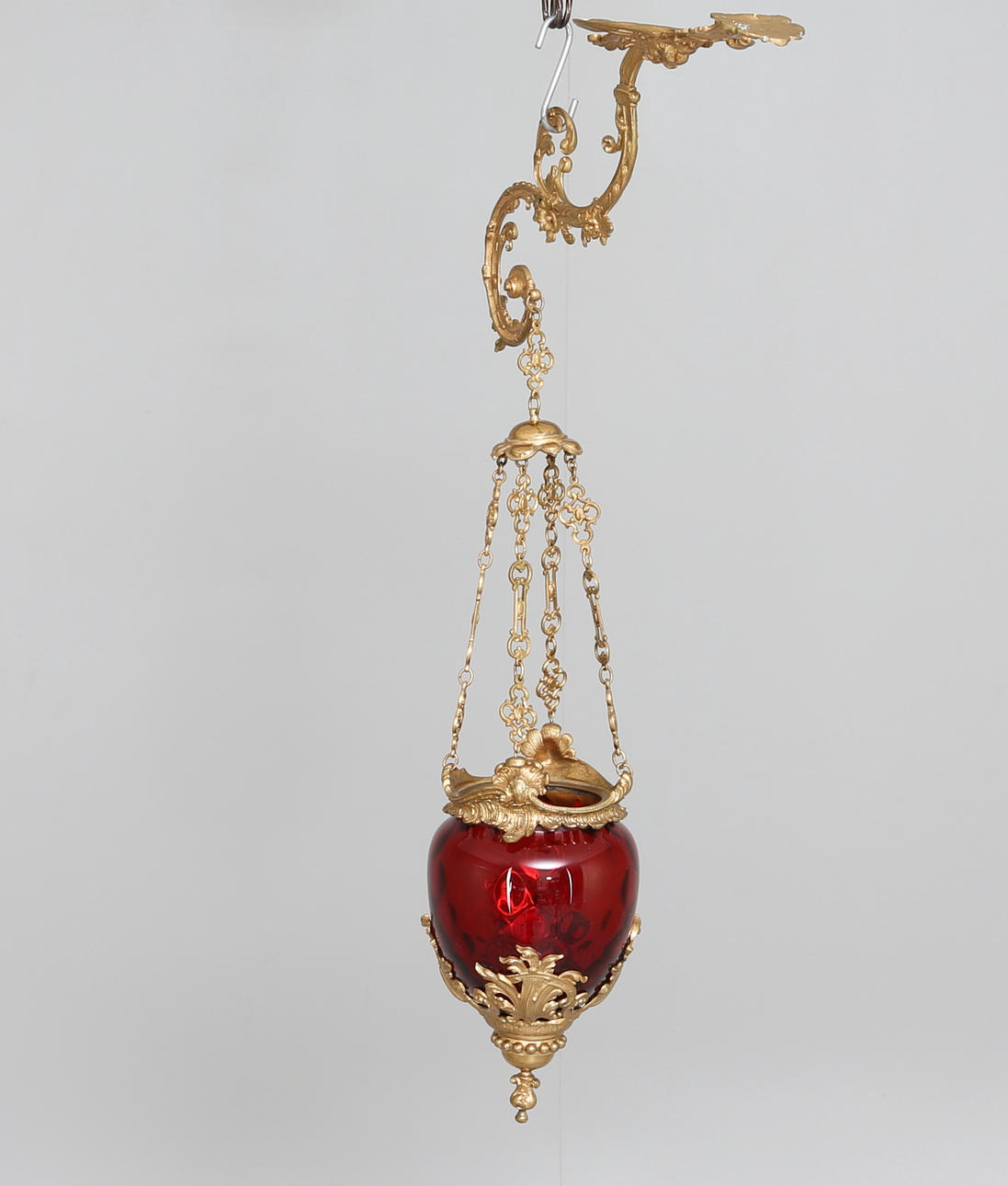 VÄGGAMPEL, rokokostil, 1900-tal.